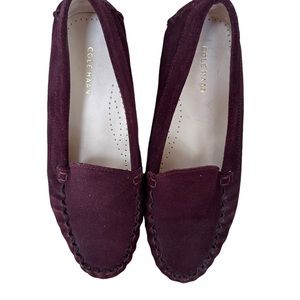 COLE HAAN Evelyn Purple Suede Loafer Size 7.5